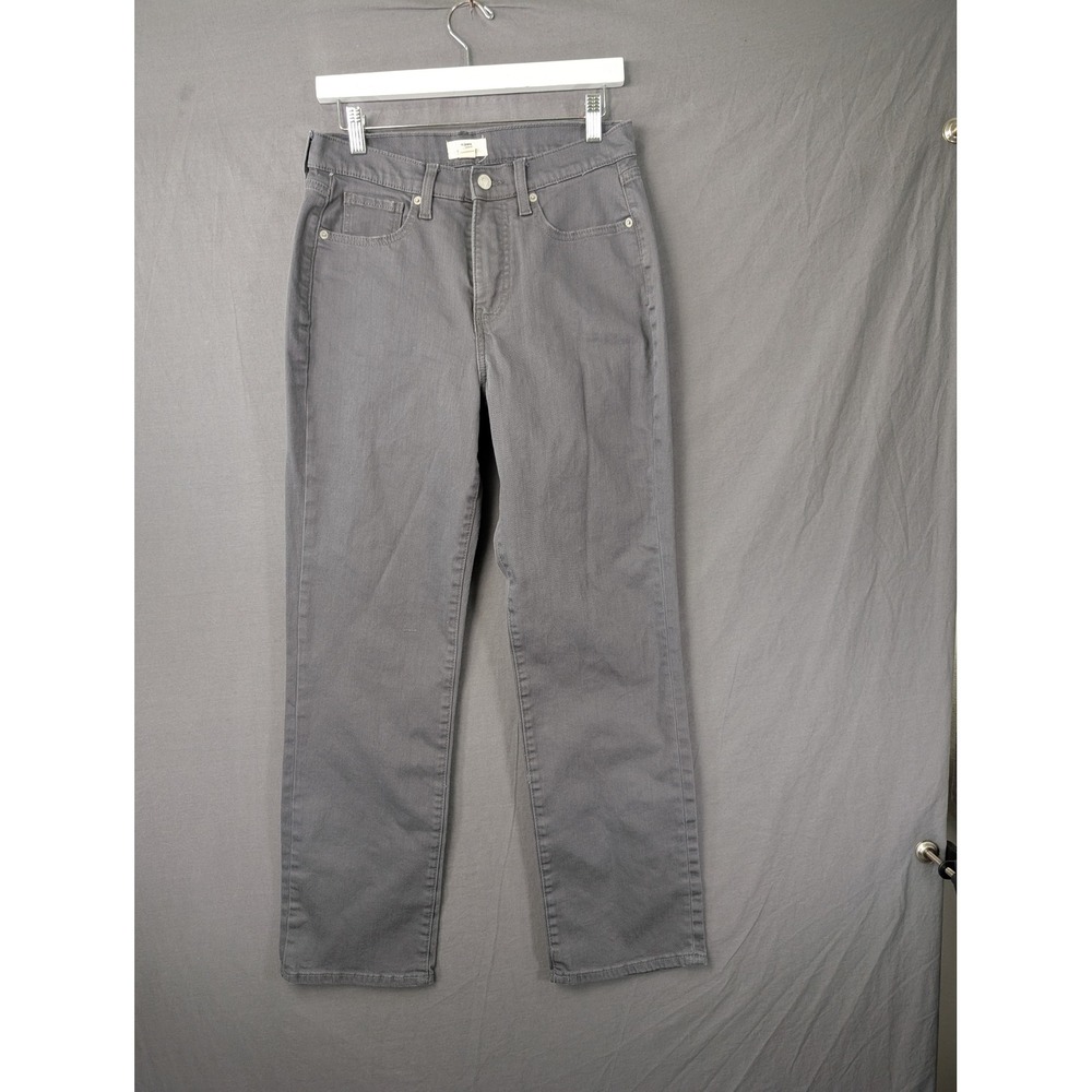 Maurices M Jeans Sculpt‎ High Rise Straight Leg Grey Jeans 10 Reg